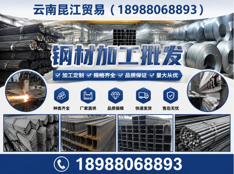 东川区钢材加工批发展示图